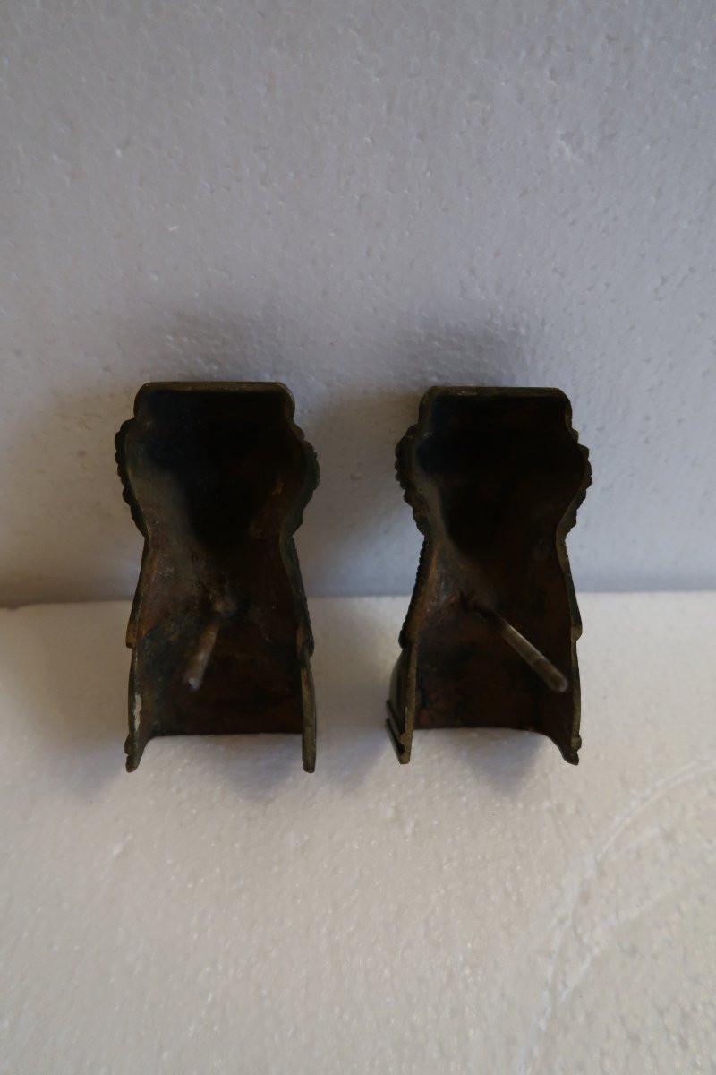 Pair Of Women's Heads, Early 19th Century-photo-7
