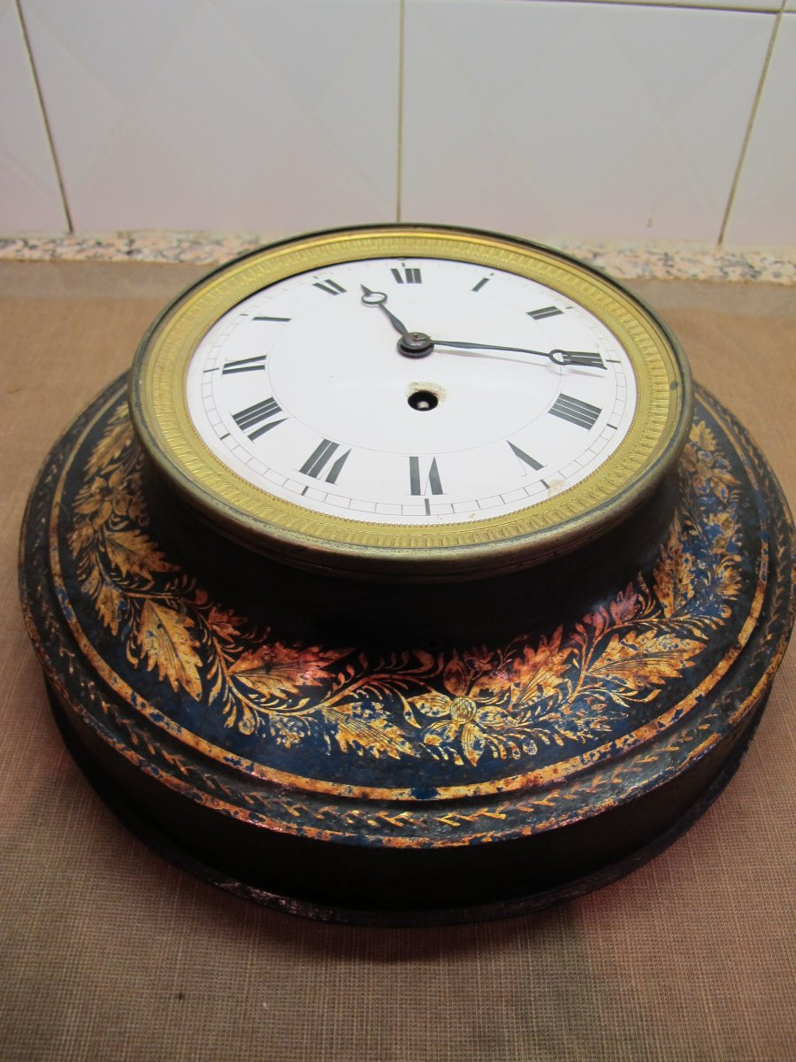 Sheet Metal Clock, Restoration Period-photo-3