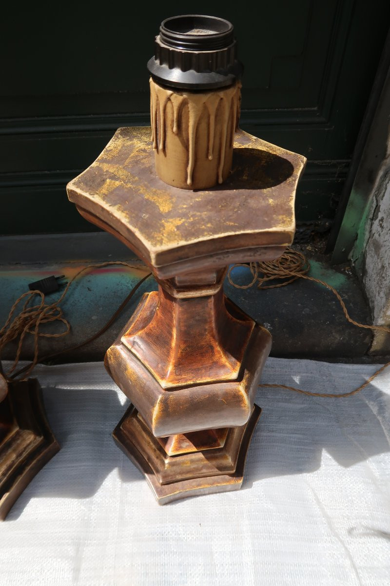 Pair Of 1970s Lamps-photo-7