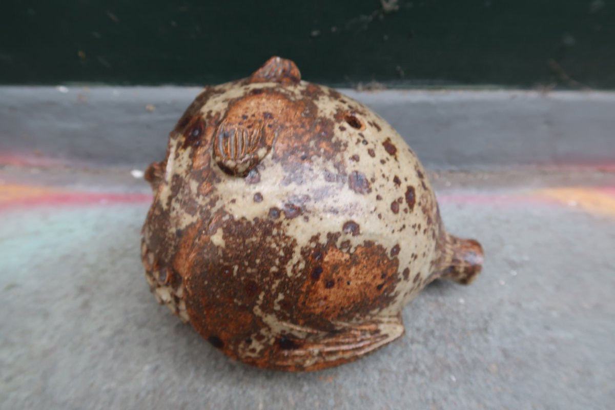 Ceramic Owl La Borne 1970-photo-3