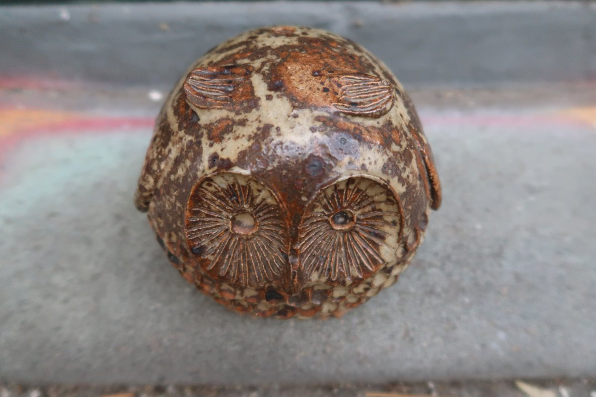Ceramic Owl La Borne 1970-photo-6