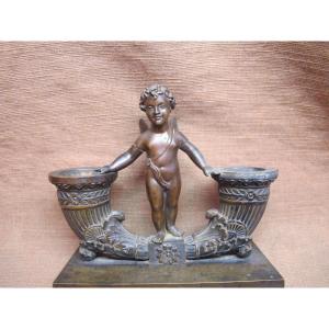 Inkwell In Bronze Restoration Period