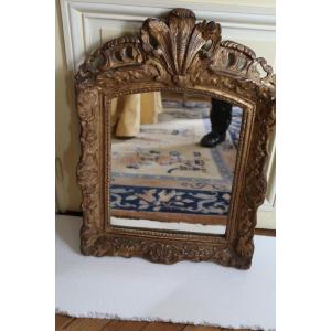 Miroir En Bois Doré  XVIII