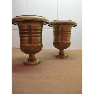 Paire de vases Médicis  Epoque Empire  début XIX