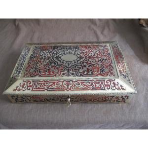 Coffret en marqueterie  Epoque Nap III