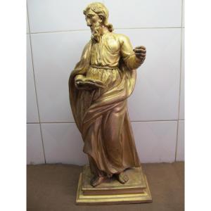 Personnage en bois doré  XIX