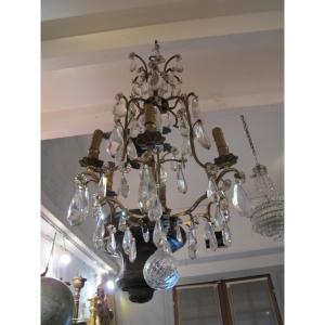 Chandelier With Tassels, Early 20th Century 
