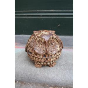 Chouette en Céramique   La Borne 1970