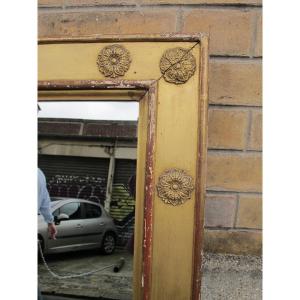 Miroir en bois doré début XIX