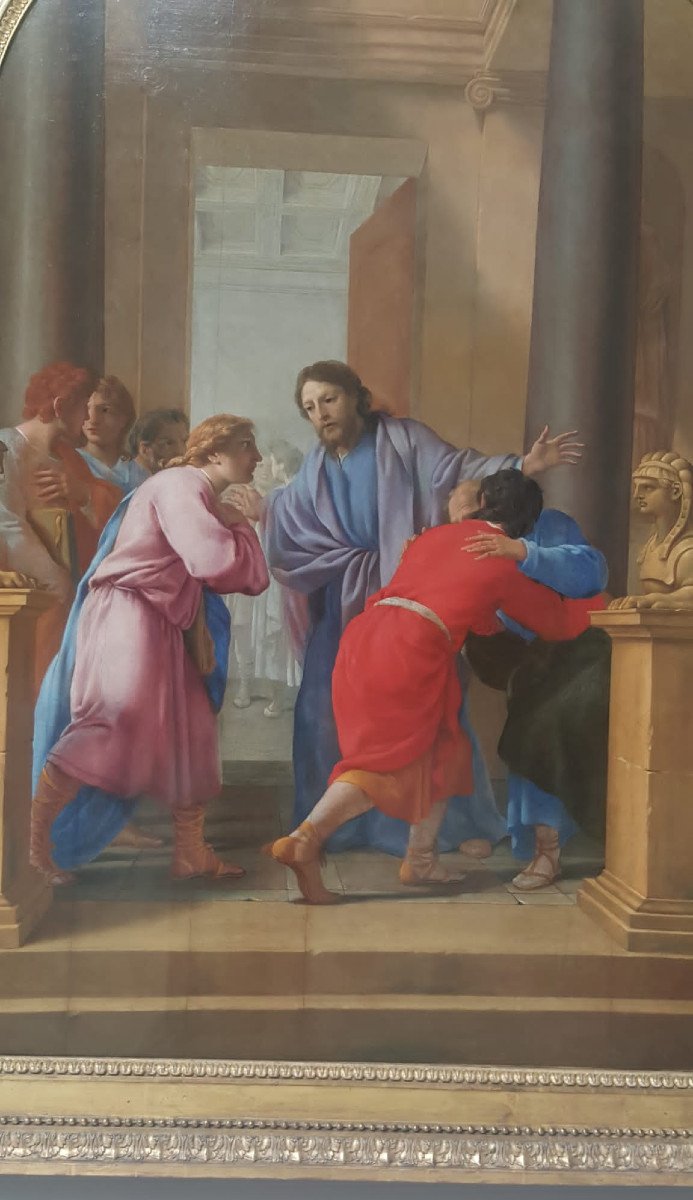 Eustache Le Sueur: Dessin d'étude Pour La Vie De Saint Bruno-photo-2