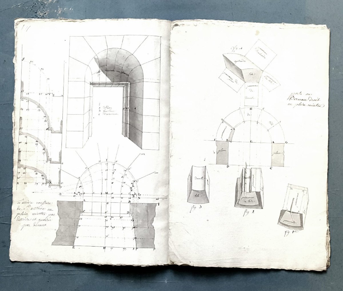 Cahier d'Architecture (militaire?), époque: 1800-photo-2