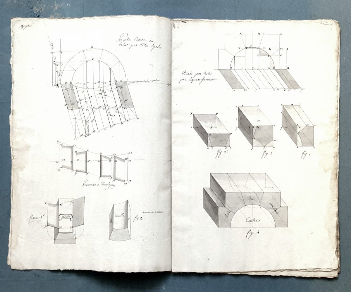 Cahier d'Architecture (militaire?), époque: 1800-photo-3