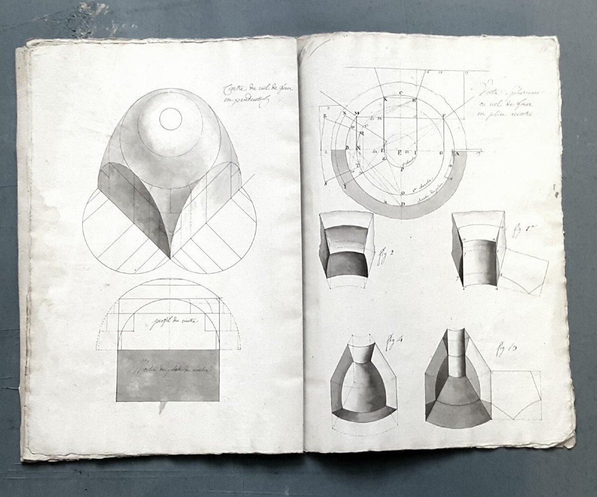 Cahier d'Architecture (militaire?), époque: 1800-photo-5