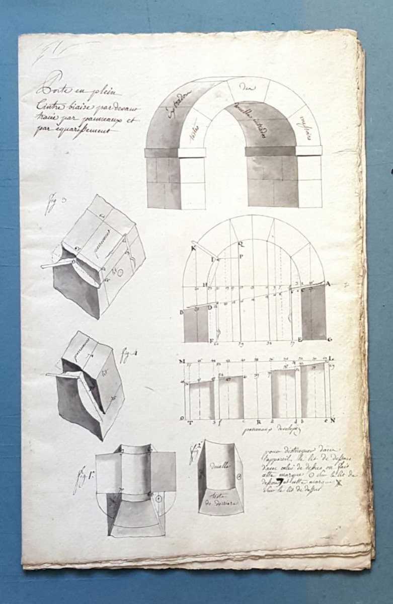 Cahier d'Architecture (militaire?), époque: 1800