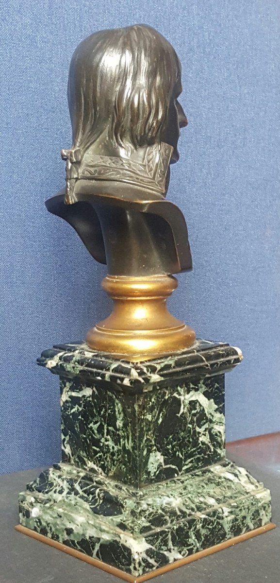 Bust Of Bonaparte, Bronze By Louis Boizot, 18th Century-photo-3