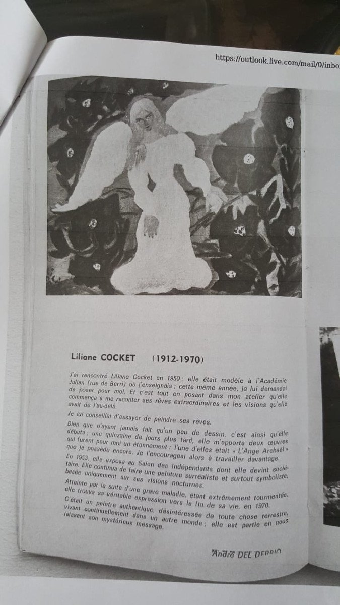The Angel Arcaël, Oil On Canvas By Lilian Coket-photo-3
