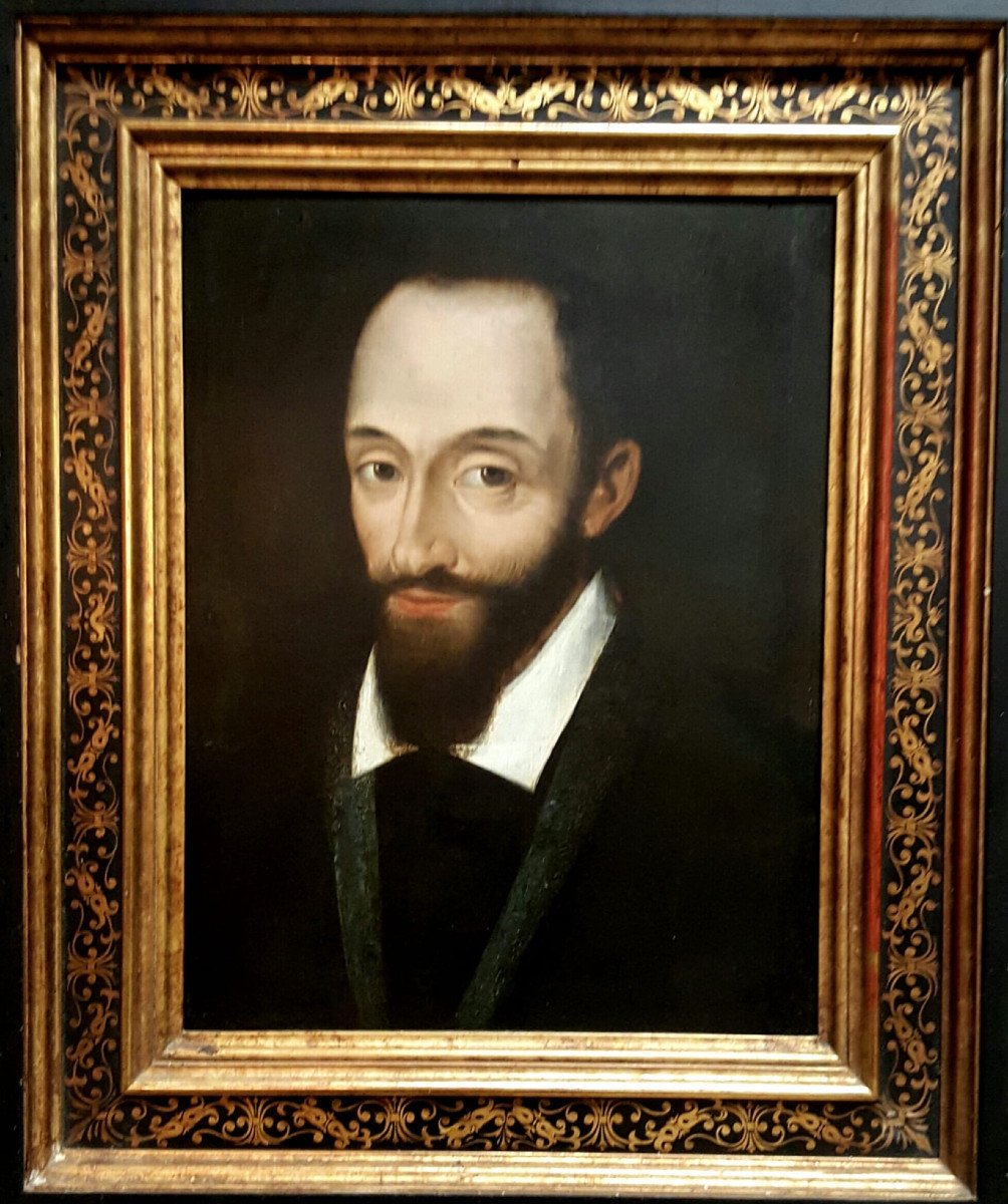 Portrait Of A Man, French School Of The 16th Century