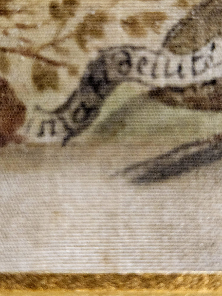Pastoral, Watercolor On Silk, Early 19th Century-photo-1