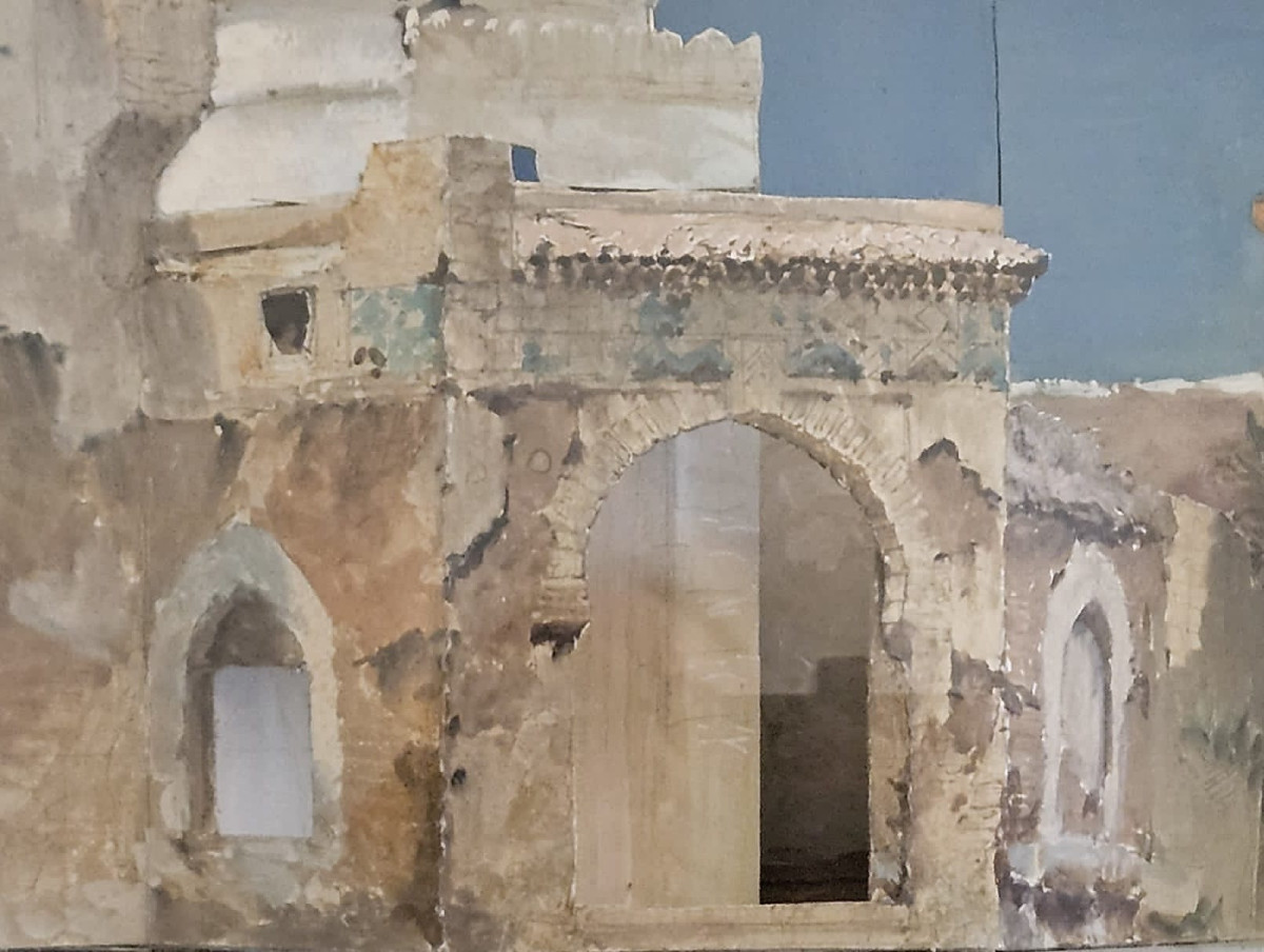 Model Of A Theatre Set From The Jambon-bailly Workshops For The Play Kismet, 1911-photo-3