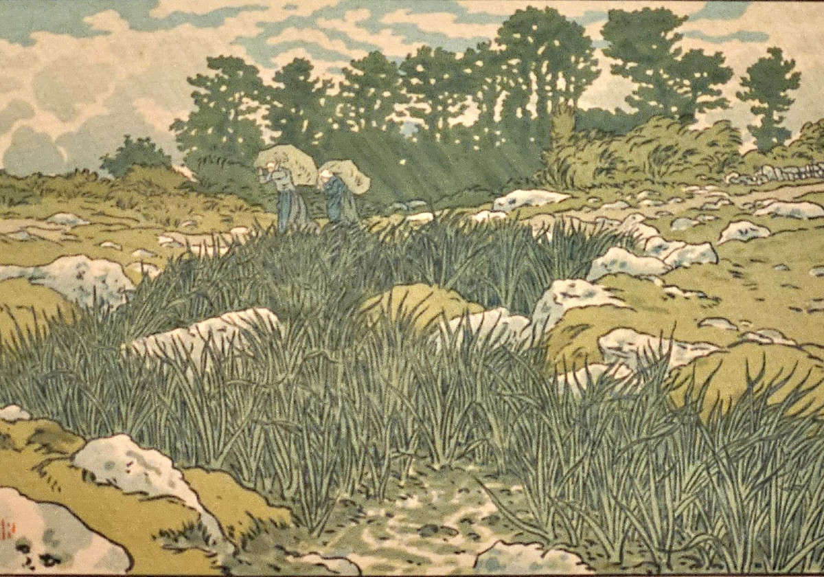 Stream At Loperec, 1901, Lithograph By Henri Rivière-photo-3