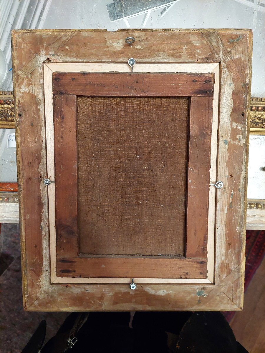 Nature morte aux quartiers d'orange, huile sur toile d' Adolphe Phalipon-photo-1