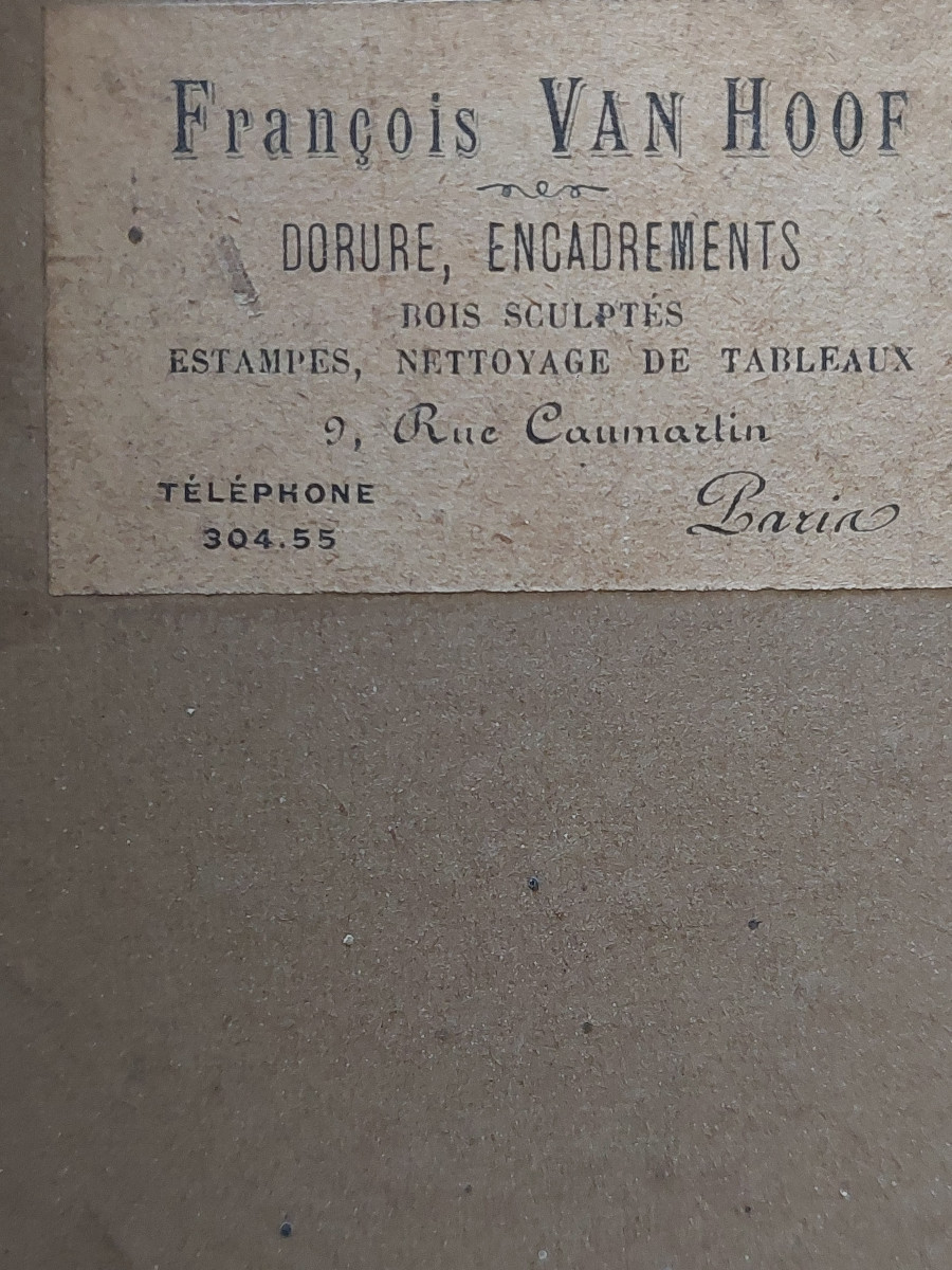 Self-portrait Of Léon Detroy, Sanguine Drawing, Circa 1930-photo-3