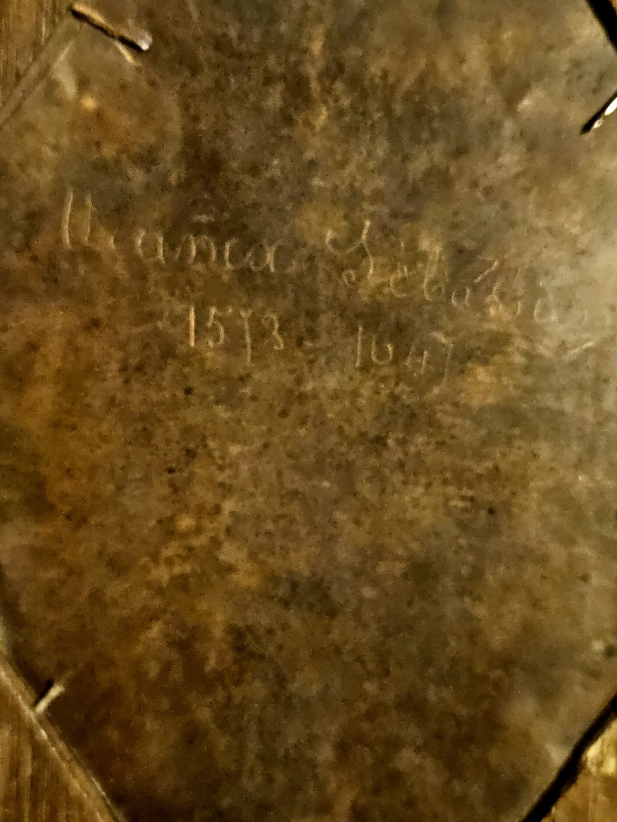 Station de chemin de croix, huile sur cuivre, Ecole du Nord, XVIIème siècle-photo-1