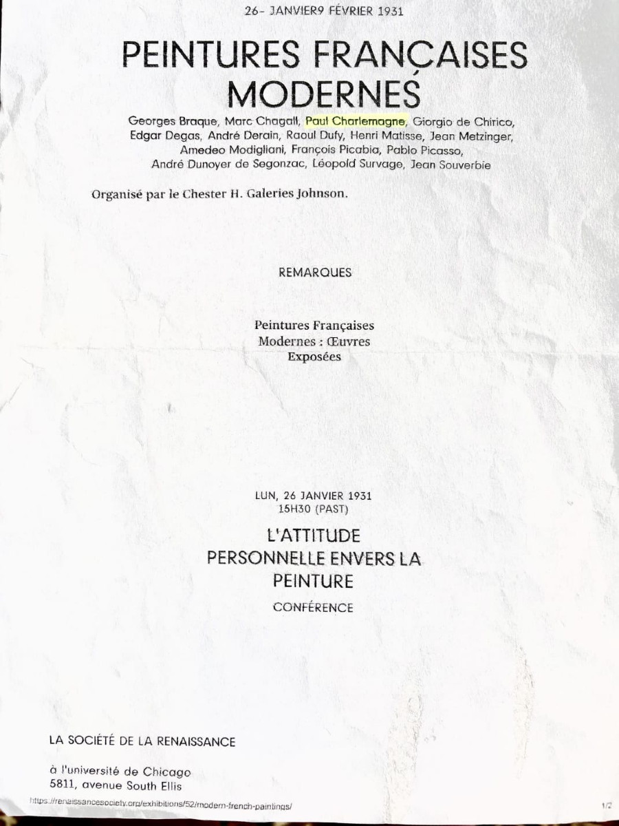 Ophicleide, Oil On Canvas By Paul Charlemagne, Exhibited At The Salon Des Indépendants In 1958.-photo-7