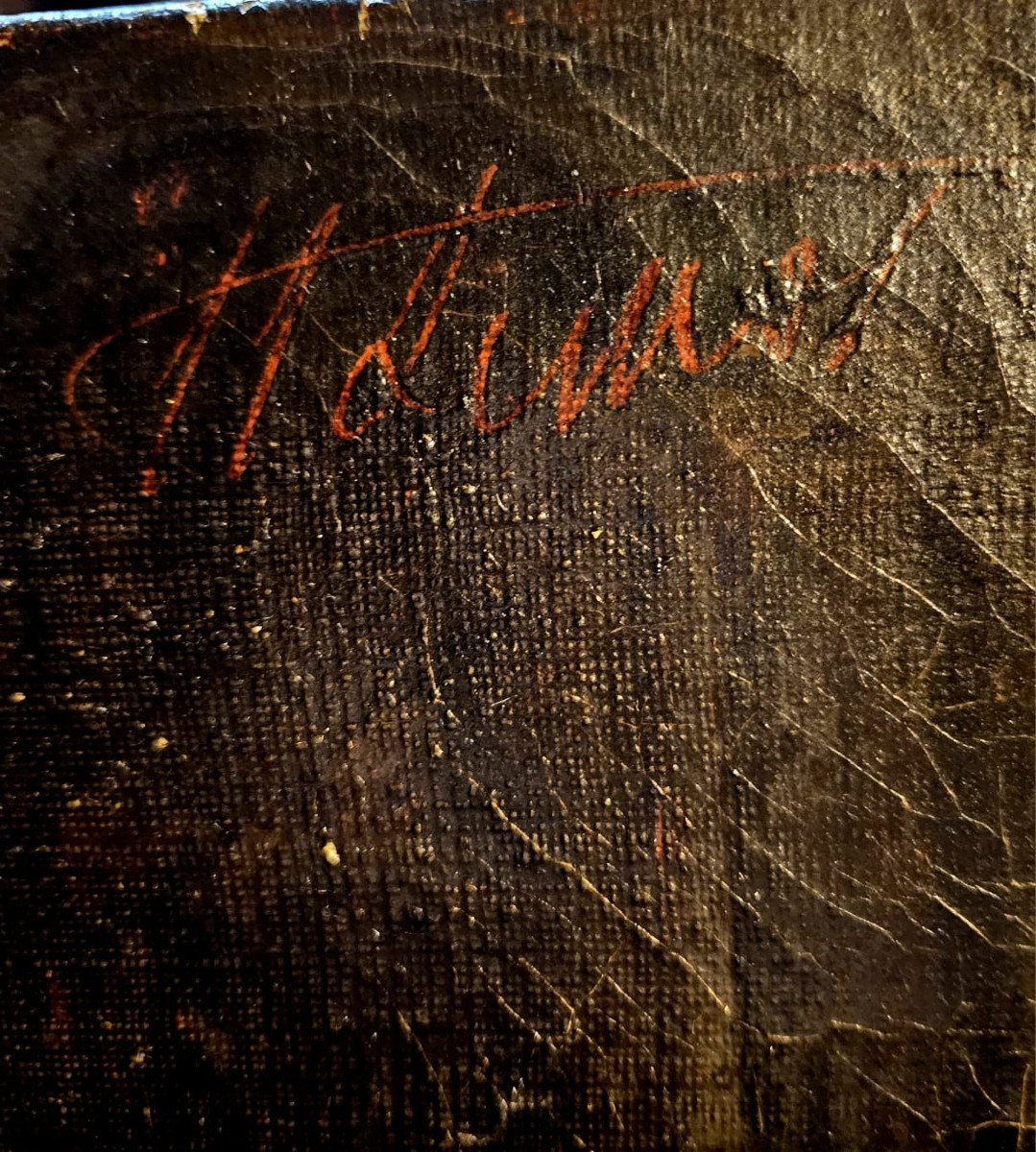 Huile sur toile (esquisse) de François- Frederic Lemot 1771-1827-photo-3