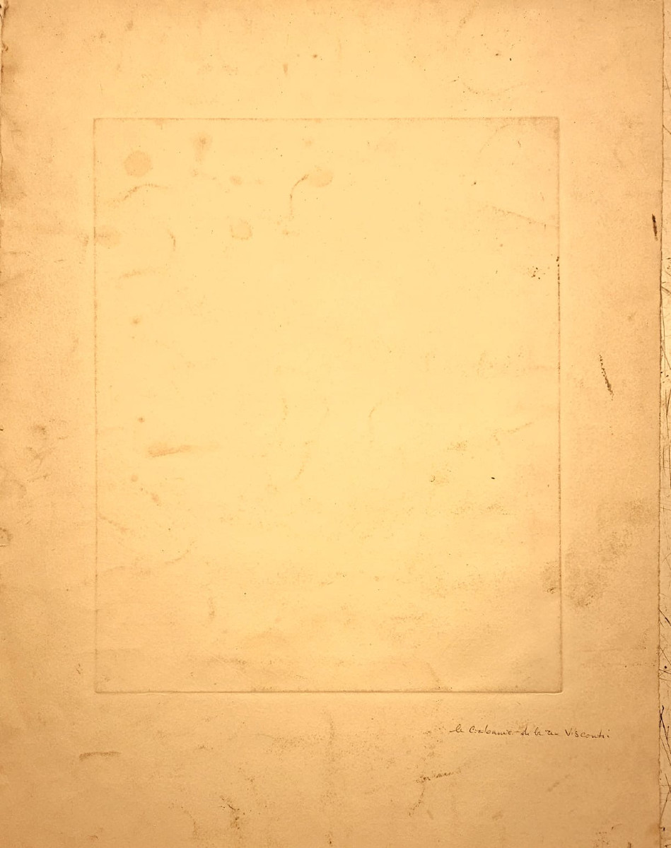 The Shoemaker On Visconti Street, Engraving By Solange De Bièvre-photo-2