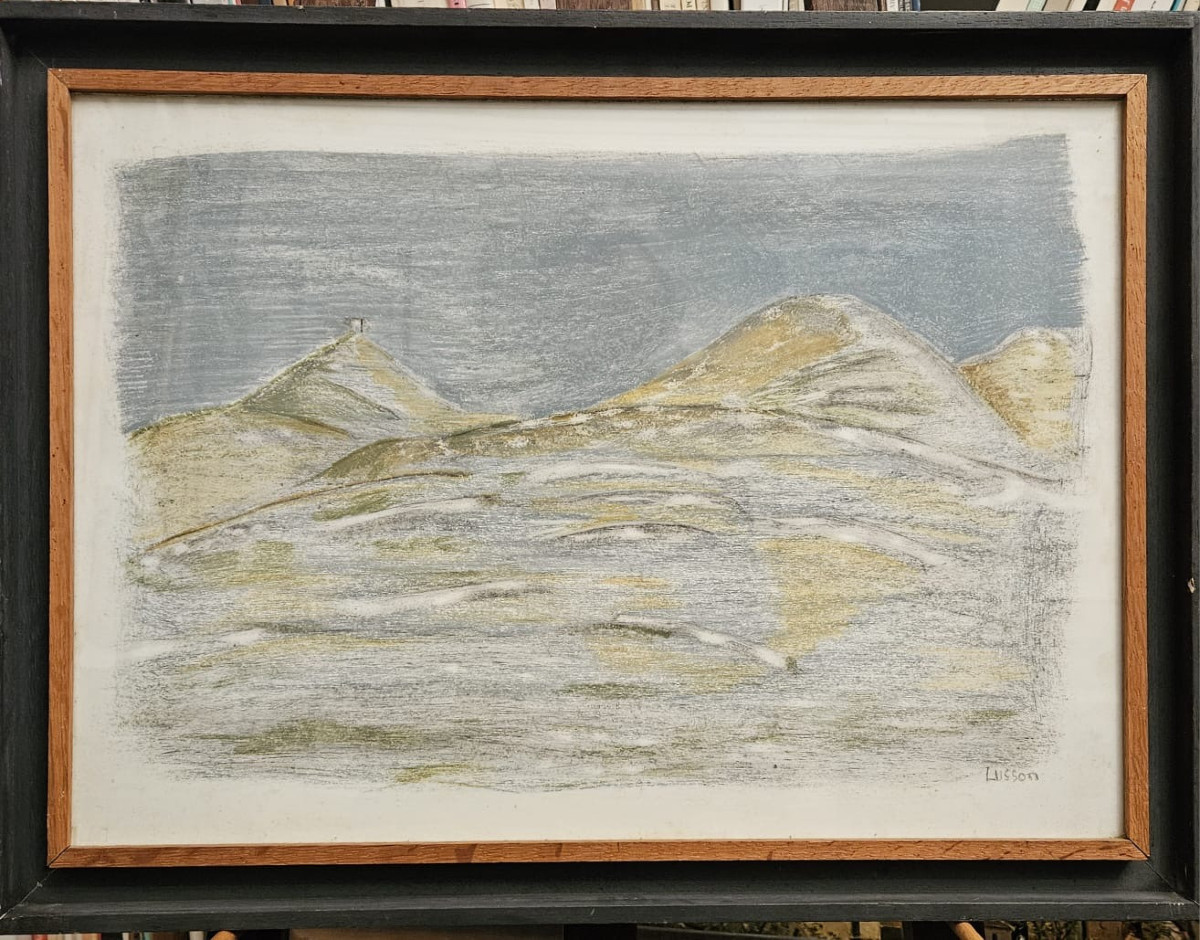 Vladimir Guertick dit Lusson, craie grasse sur papier