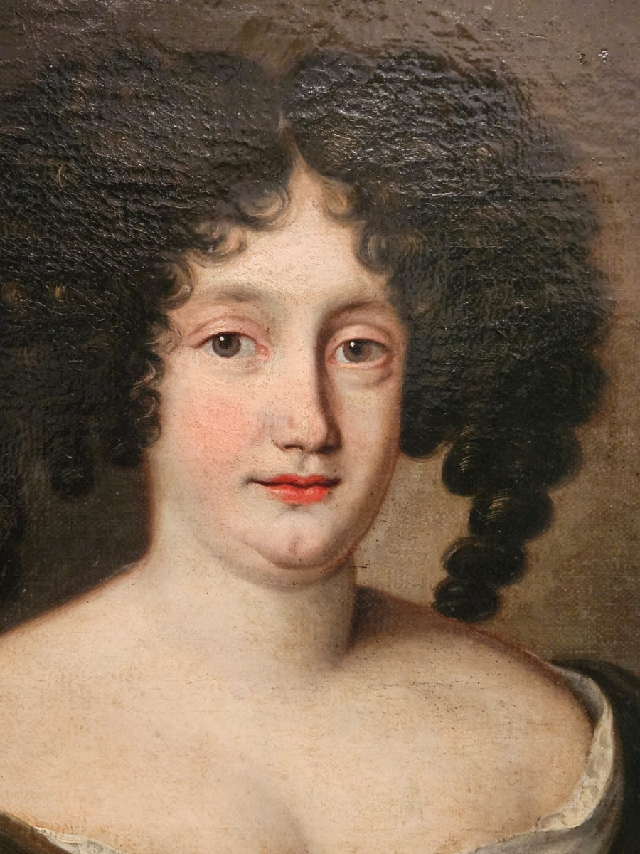 Portrait présumé de Hortense Mancini attribué à Jacob Ferdinand Voet-photo-2