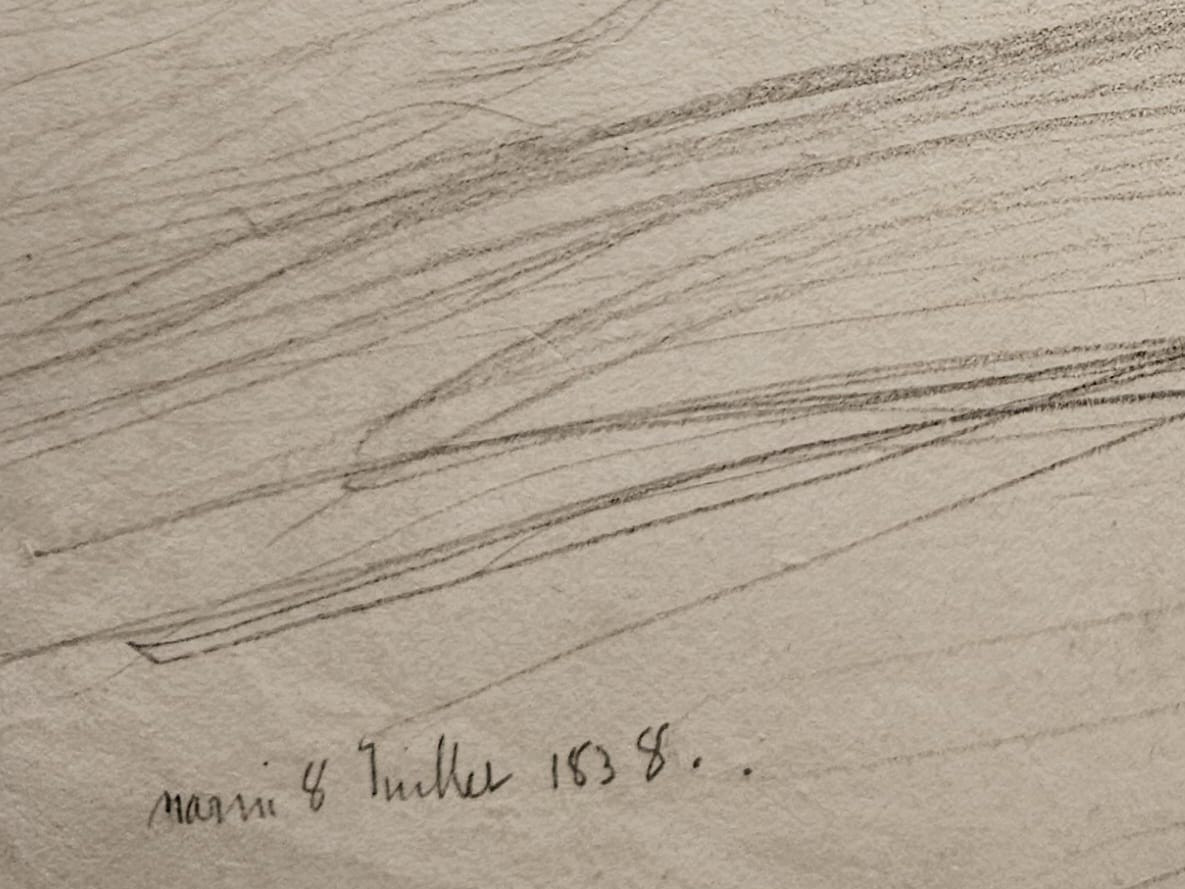 Vue du village de Narni, dessin de Louis Cabat, 1838-photo-2