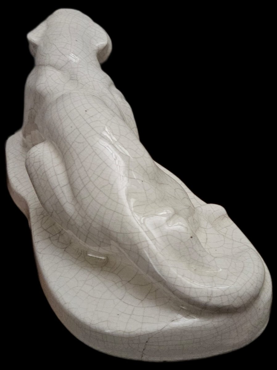 Panthère de Thomas François Cartier, céramique craquelée-photo-2