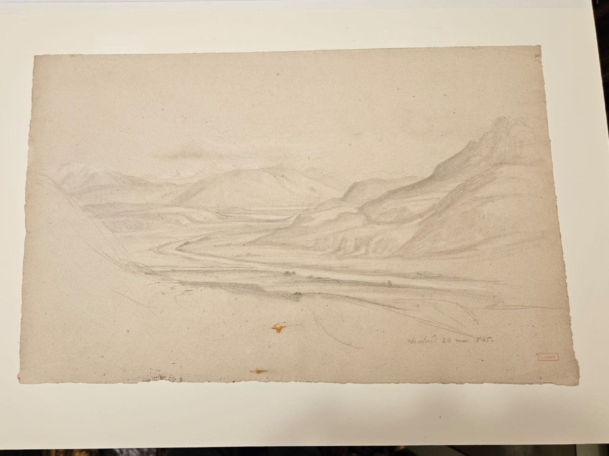 "chalais," May 24, 1845, Drawing By Louis Cabat-photo-2