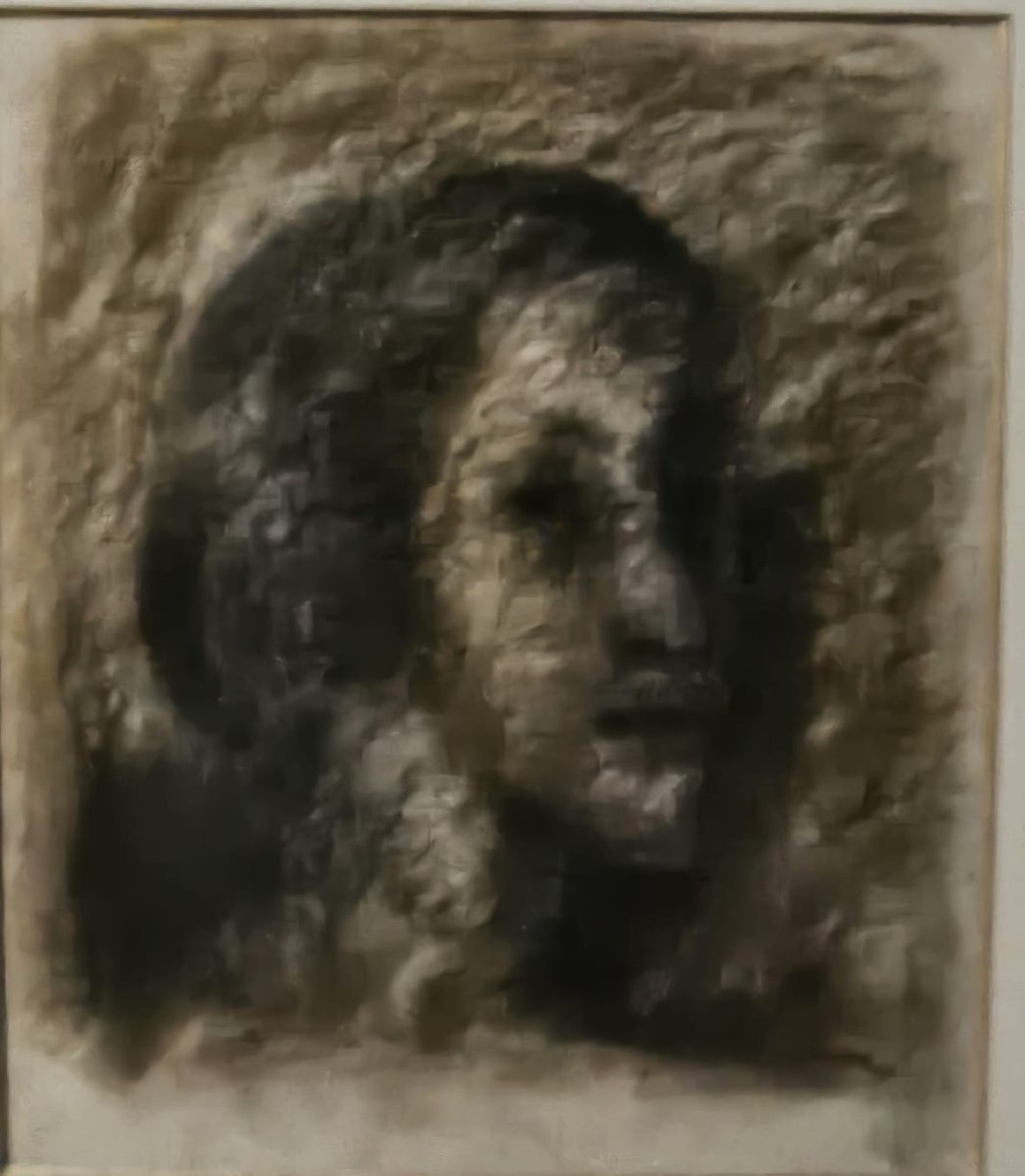 Double-sided Portrait On Paper, Gouache, And Charcoal By Léon Zack-photo-1