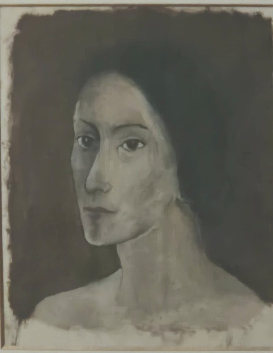 Double-sided Portrait On Paper, Gouache, And Charcoal By Léon Zack