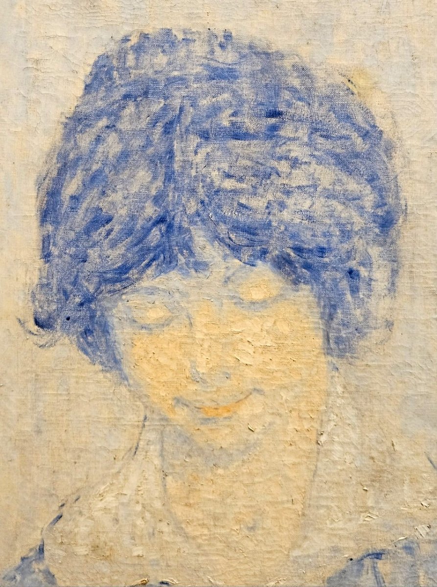 Portrait Of A Young Woman Wearing A Hat, Ca. 1905, Oil On Canvas By Jean Crotti-photo-2