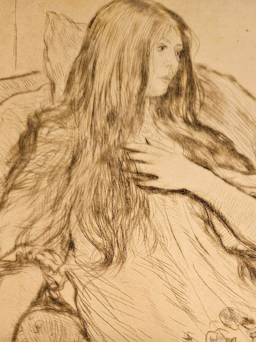 The Letter, 1898, Engraving By Jean François Raffaëlli-photo-3