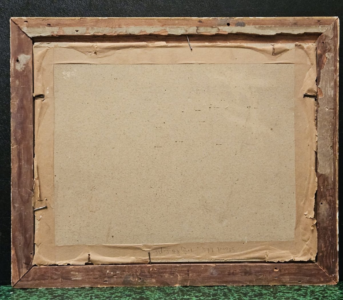 Etude de fleurs, huile sur carton par Adolphe Demange, 1924-photo-2