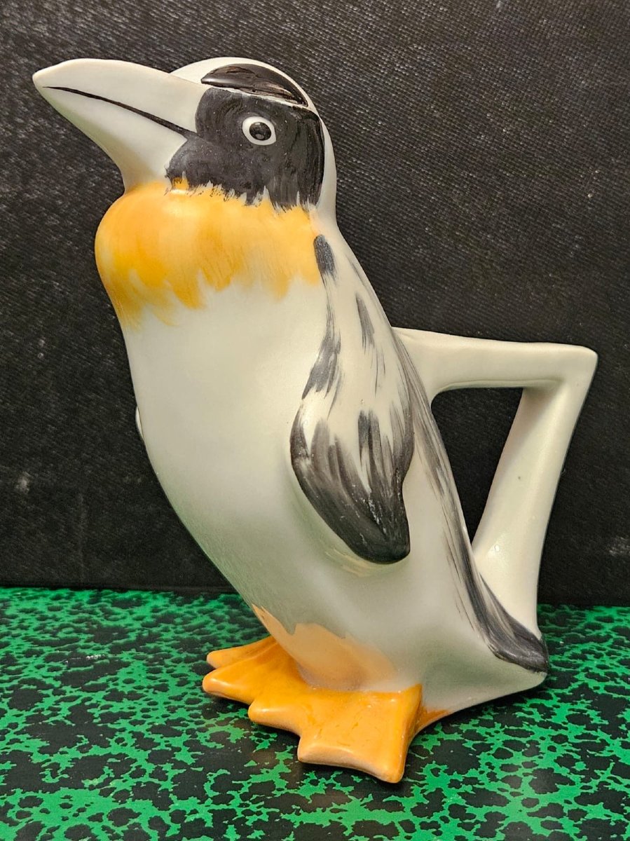 "penguin" Zoomorphic Pitcher By Edouard Sandoz For The Théodore Haviland Factory, 1917.-photo-2
