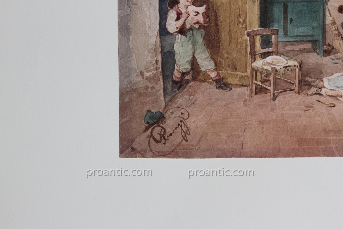 Aquarelle de Cesare Provaggi-photo-2