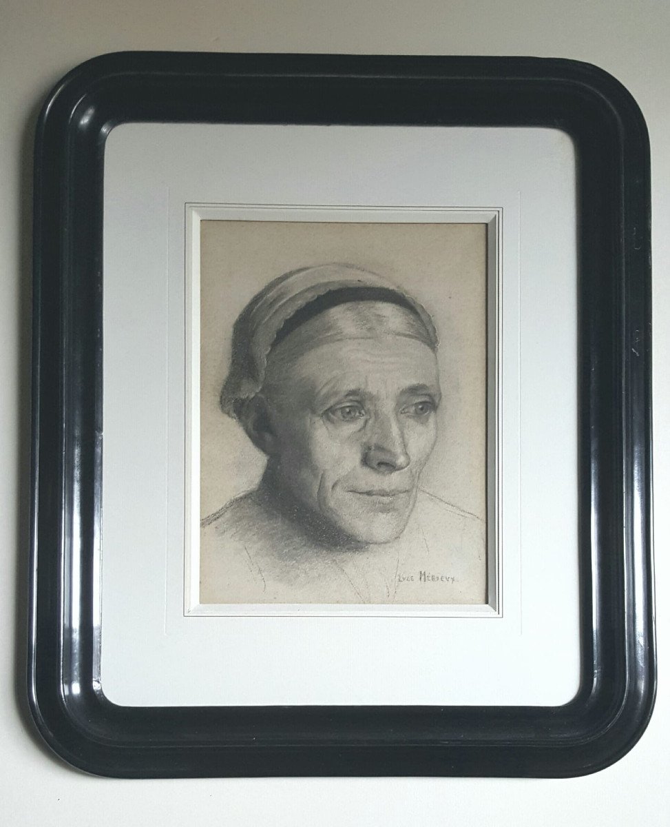 Luce Merieux: Portrait Of An Elderly Woman