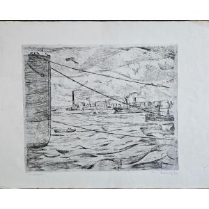 Waalhaven, zingographie de Herman Frederik Bieling