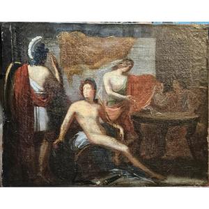 Huile sur toile (esquisse) de François- Frederic Lemot 1771-1827