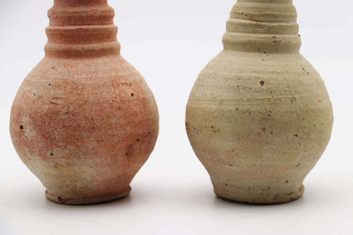 9th-10th Century Moorish Set Of Two Funerary Gift Bottles, Iberian Peninsula-photo-4