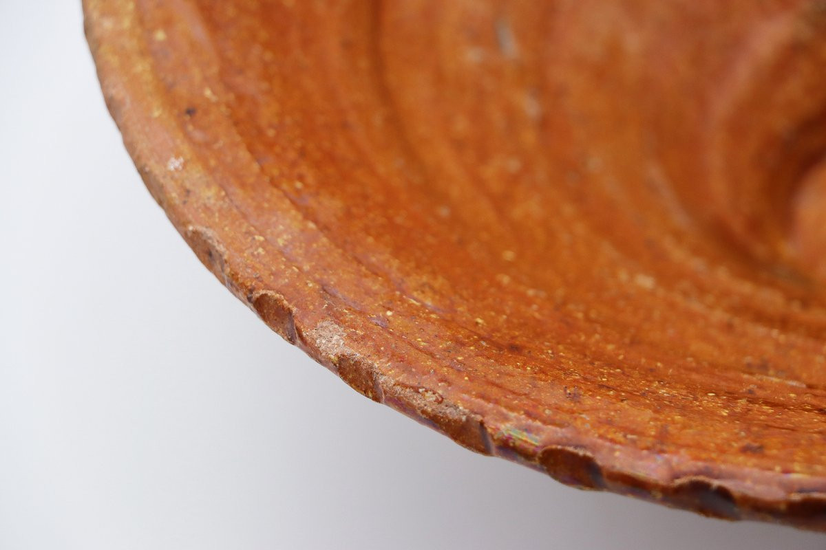 Bol à lait médiéval portugais du XIVe siècle, en Terracotta-photo-5
