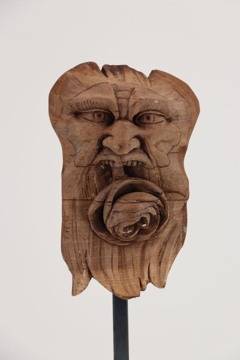 Romantic Demon With Rose In The Mouth, 18th Century, Portuguese Baroque-photo-2