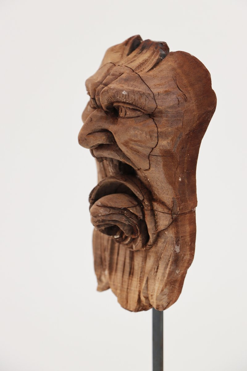 Romantic Demon With Rose In The Mouth, 18th Century, Portuguese Baroque-photo-3