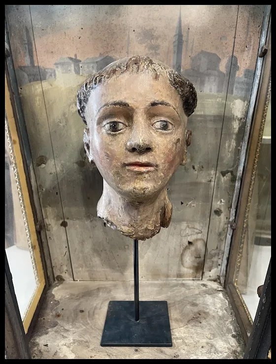 Saint Anthony Of Padua Head, Portugal, 18th Century-photo-3